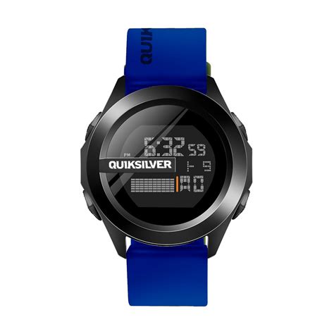 Jual Jam Tangan Pria Quiksilver Drone Strab Rubber Digital Water Resist