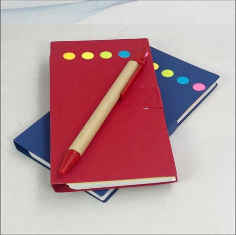 Eco Sticky Notepad With Pen Newgenn India