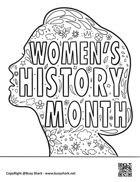 Womens History Month Activity Sheets