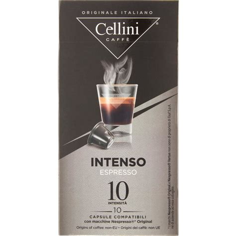 Capsule caffè espresso intenso x10 CELLINI NESPRESSO 50 G Coop Shop