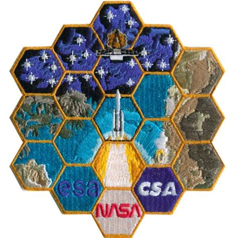 Symbolic Space Patch Celebrates The Launch Of The James Webb Space