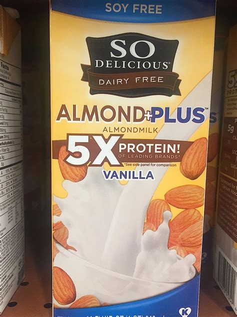 So Delicious Almond Plus Almond Milk Vanilla Pack Of 2 Everything Else