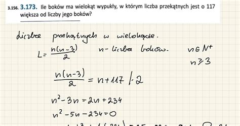 Powt Rka Przed Matur Matematyka Zadania Kl Lo Ile Bok W