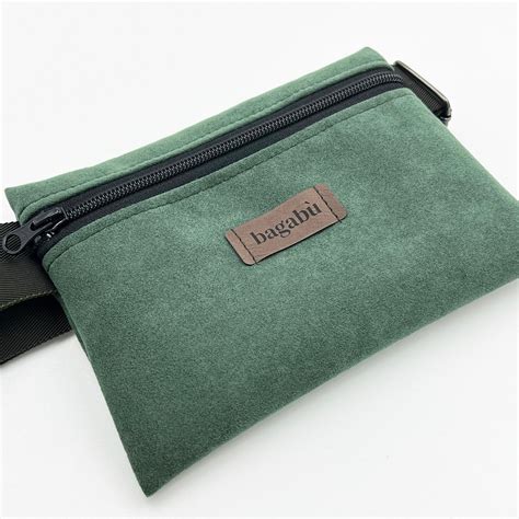 Olive Green Ethically Made And Upcycled Belt Bag Bagabù