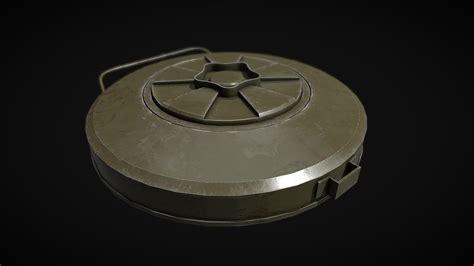 Anti Tank Mine 3d Model By Zak Zxkir E0e0430 Sketchfab