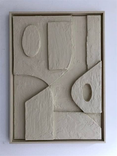 Abstract Art Plaster Art D Framed Etsy