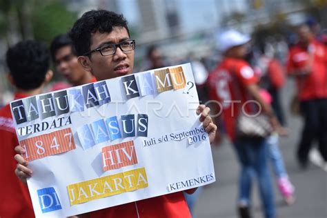 Kampanye Bahaya Hivaids Antara Foto