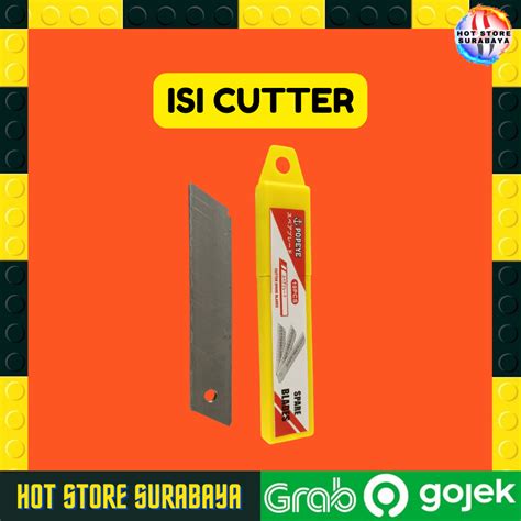 Jual Cutter Blade Refill Isi Pisau Pemotong Joyko A Tube Pcs