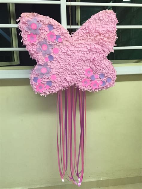 A Butterfly Pinata For Aries First Birthday Apr16 Birthday Pinata