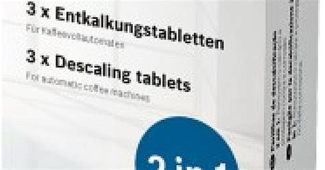 Bosch Vero Series Ontkalkingstabletten 2-in-1 00312093 / TCZ8002A ...