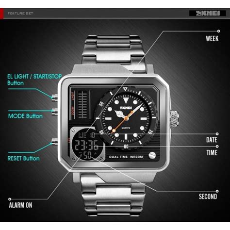 Grosir Jam Tangan Pria Digital SKMEI 1250 Original WAKTUSHOP