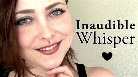 Asmr Inaudible Whisper Mouth Sounds Youtube