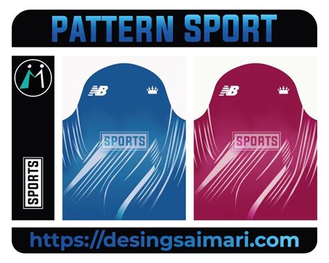 Sport Pattern Lines Degrade Blue Red Desings Aimari