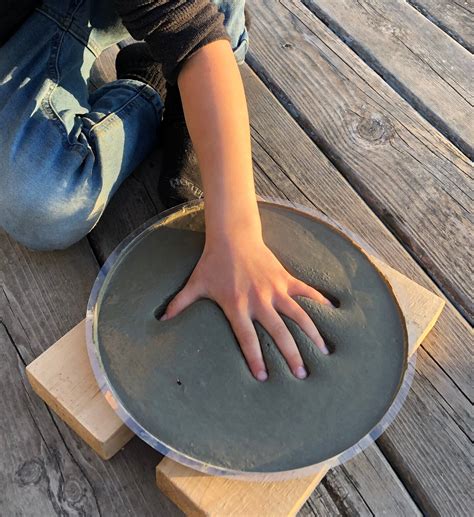 Diy Stepping Stone Kit Handprint Stepping Stone Kit Garden Stone