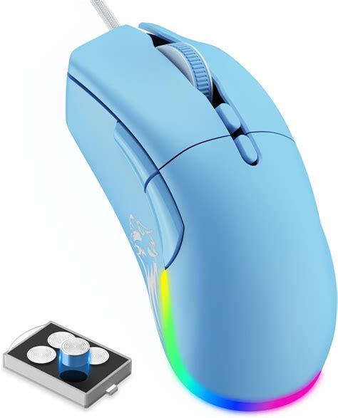 MAGIC REFINER D19 Wired RGB Gaming Mouse Gaming Mouse With 12000 DPI