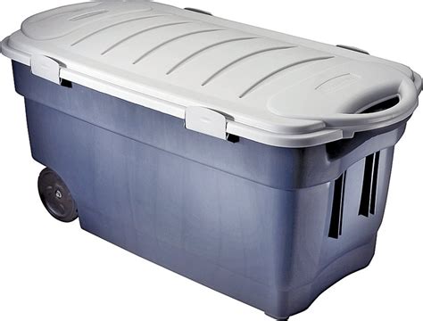 Roughneck Fg246300dim Jumbo Wheeled Storage Tote Box 45 Gal 423 In L