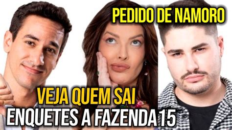 Enquetes A Fazenda Lucas Pede Jaqueline Em Namoro Youtube