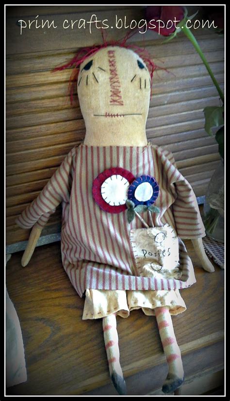 Prim Crafts Four New Patterns And Chitchat Primitive Dolls Crafts