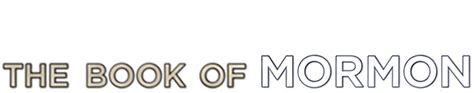 book  mormon logos book  mormon musical hd transparent