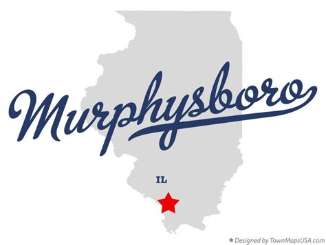 Map of Murphysboro, IL, Illinois