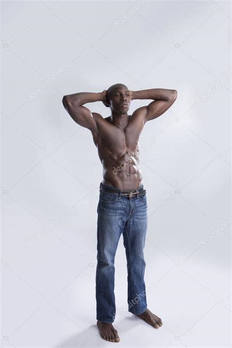 Muscular Man Shirtless Stock Photo By Akindolu