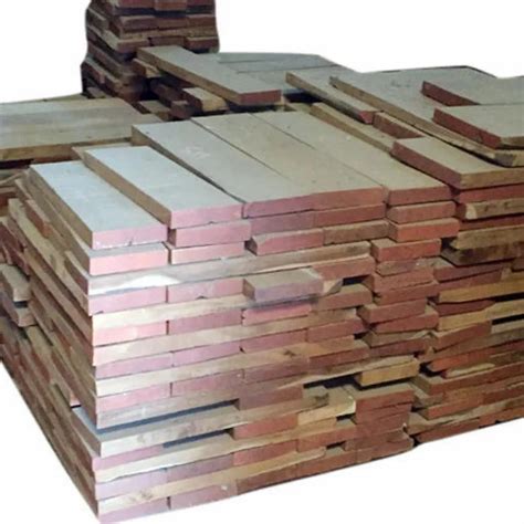 Brown Rectangular Teak Wood Planks For Furniture Thickness 15 Mm At