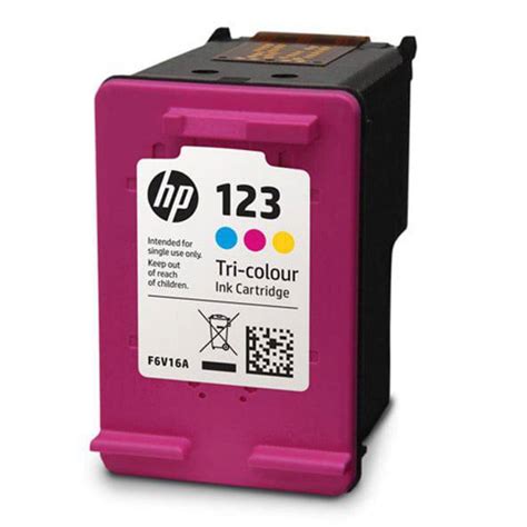 HP 123 Tri Color Original Ink Cartridge Accent Distribution