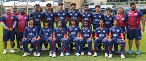 Usa Cricket Announces Squad For Icc U Mens Cricket World Cup