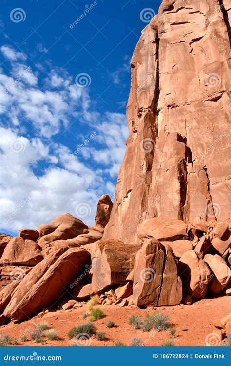 Red Rock Formation In The Southwest Stock Photo Image Of Moab