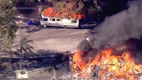 Fast Moving Southern California Wildfire Torches Hillside Homes Forcing Evacuations The