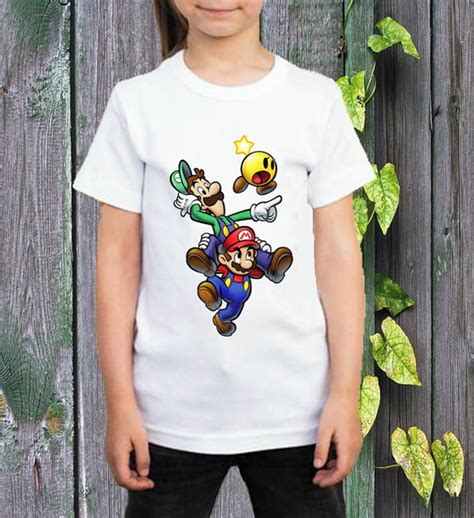 Camiseta Personalizada Super Mario Bross Elo7