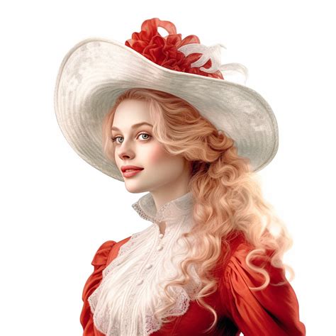 Beautiful Albino Victorian Lady Looking Left Victorian Hairstyle