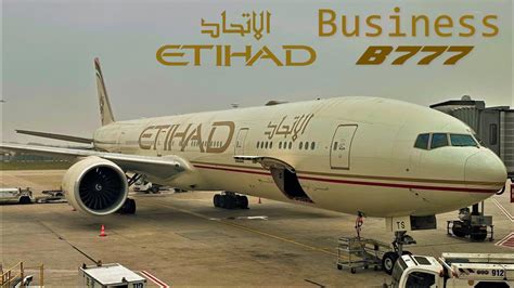 Business Paris Abu Dhabi Etihad Boeing Lounge Full