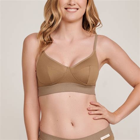 Sutiã Balconet Sem Bojo e Sem Aro em Algodão Pima Verde Jescri Lingerie de qualidade e