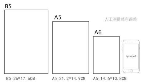 A5和b5的本子哪个大实物对比，b5会更大 但小于a4 — 久久经验网
