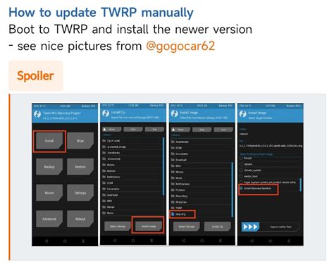 tutorial update twrp latest version | Unofficial Xiaomi European ...