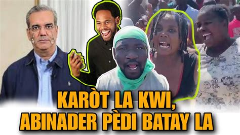 Bòn Nouvèl Karòt la kwit ABINADER pèdi batay la tèt cho Li pral pote