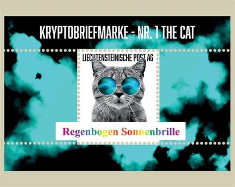 Crypto Briefmarke Nr The Cat Regenbogen Kaufen Auf Ricardo