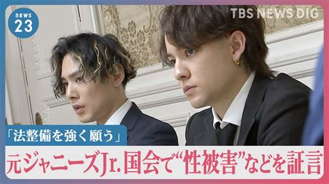 元ジャニーズjr 「法整備を強く願う」国会で“性被害”などを証言 立憲民主党は児童虐待防止法の改正案提出も視野に検討【news23