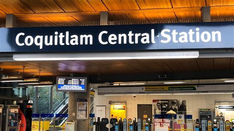 Train Station Coquitlam Central Station Skytrain Millennium Line Oct