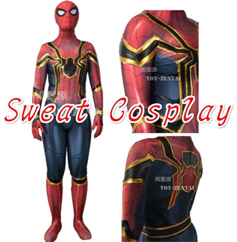 Buy High Quality Iron Spider Cosplay Costume 3d