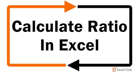 How To Calculate Ratio In Excel 4 Easy Formulas