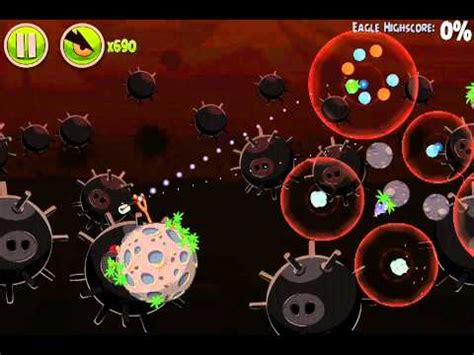 Angry Birds Space Level D Space Eagle Walkthrough Danger