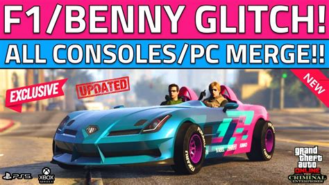 New F Benny Wheel Merge Glitch Any Car To Car In Gta How To Put F