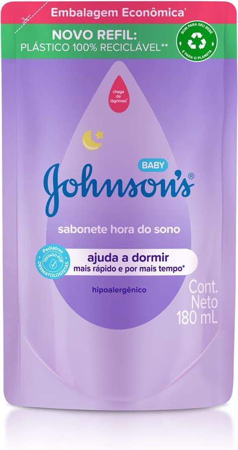 Johnson S Baby Sabonete L Quido Relaxante Refil Hora Do Sono Ml