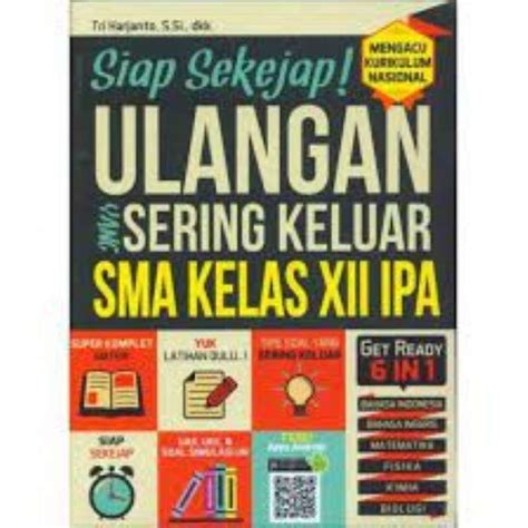 Jual Buku Siap Sekejap Ulangan Yang Sering Keluar Sma Kelas Xii Ipa Di