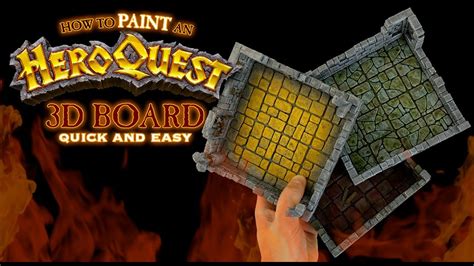 Heroquest D Board How To Paint Youtube