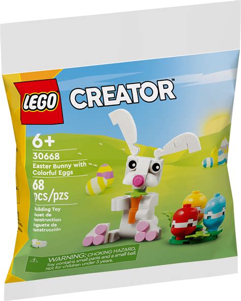 LEGO Creator Easter Bunny Building Toy With Colorful Eggs 30668