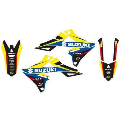 Kit déco Blackbird Racing Replica Suzuki World Restyle Suzuki 450 RM Z