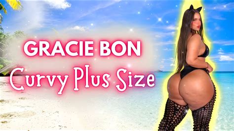 GRACIE BON Plus Size Curvy Model Biography YouTube